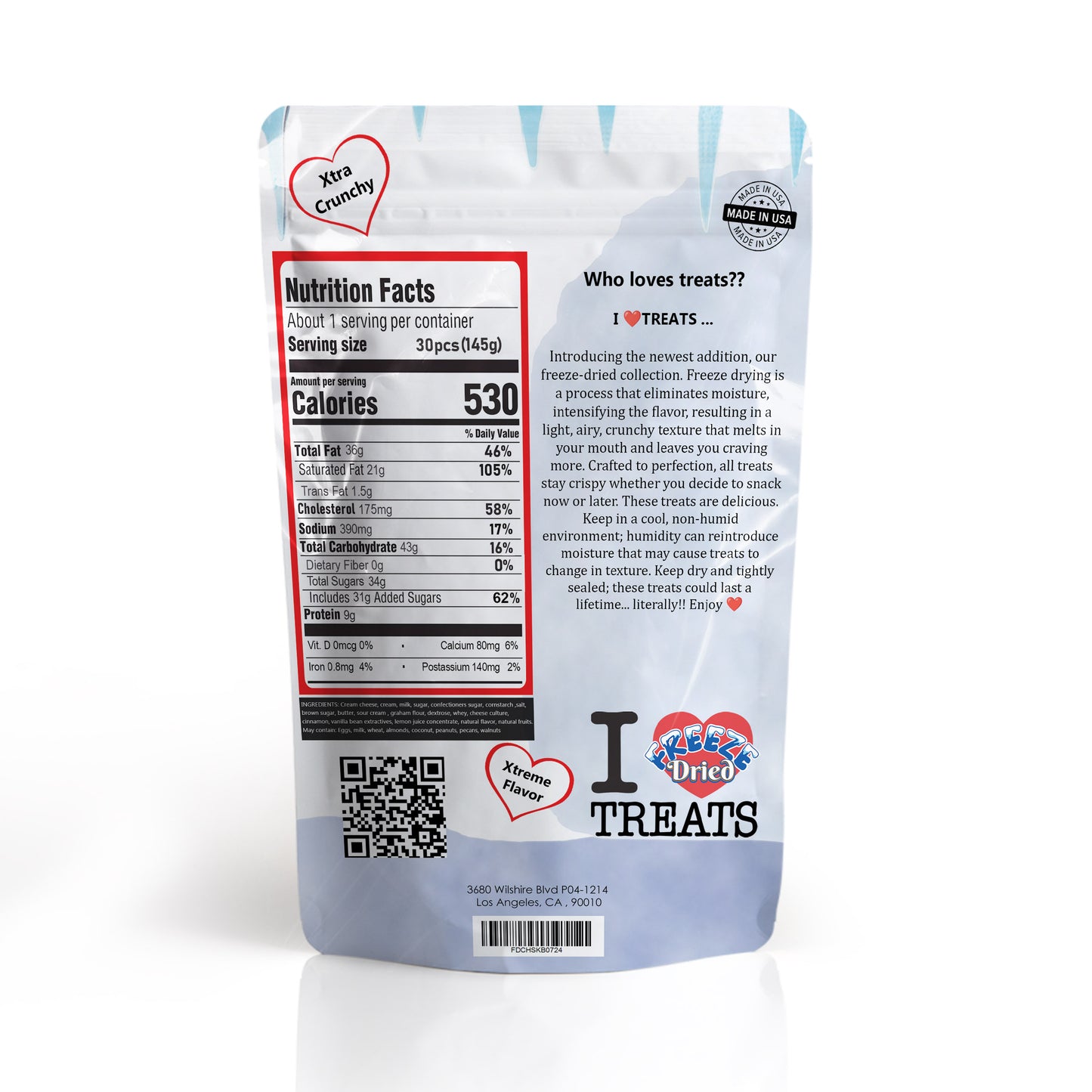 Freeze Dried Cheesecake Bites (5 oz)