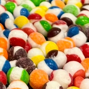 Freeze Dried Mixed Skittles Candy Bits (Original, Sour, Wild Berry) 8 oz