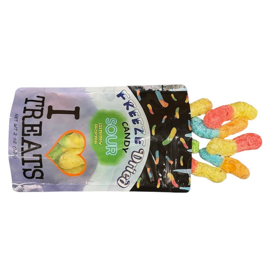 Freeze Dried Sour Gummy Worms (2oz)