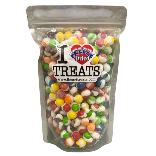 Freeze Dried Mixed Skittles Candy Bits (Original, Sour, Wild Berry) 8 oz
