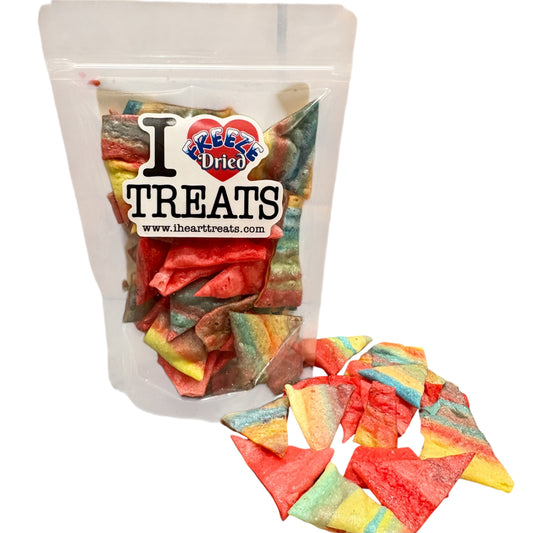 Freeze Dried Fruit Roll Up Strawberry And Tropical Chips 3 oz