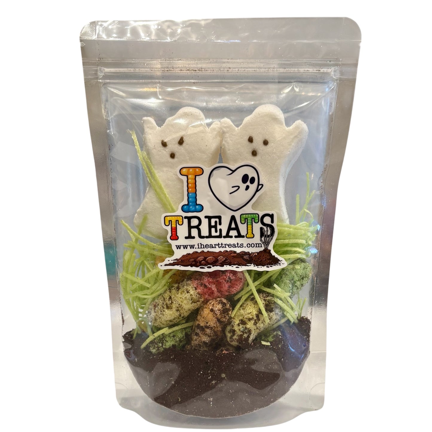 Freeze Dried Ghost Halloween Treat Bag