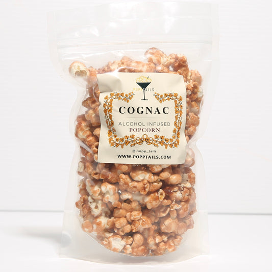 Alcohol Infused Popcorn Cocktail (Cognac)