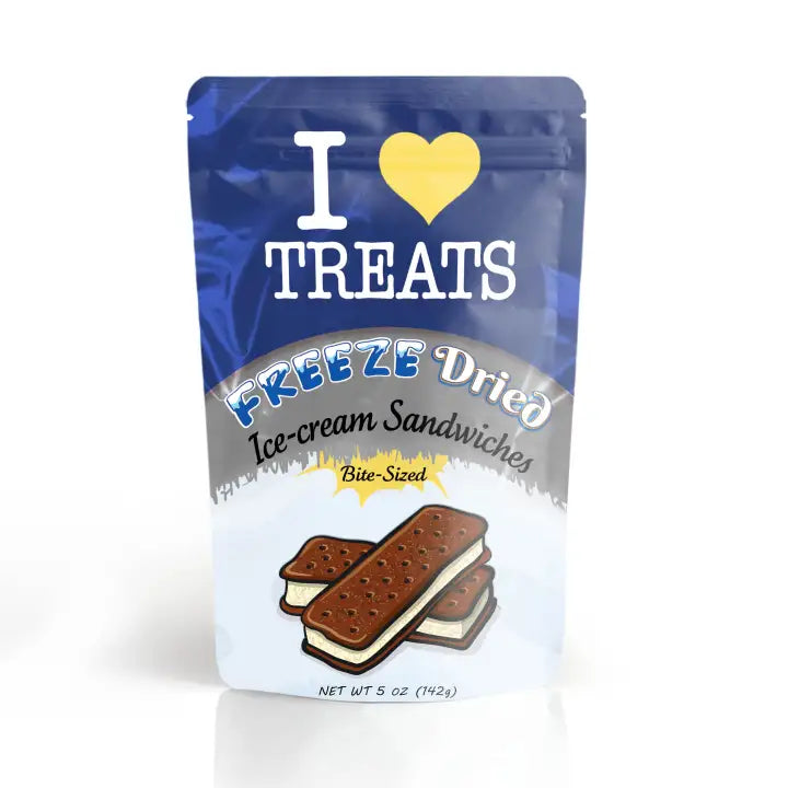Freeze Dried Bite Sized Ice-Cream Sandwiches (5 oz)