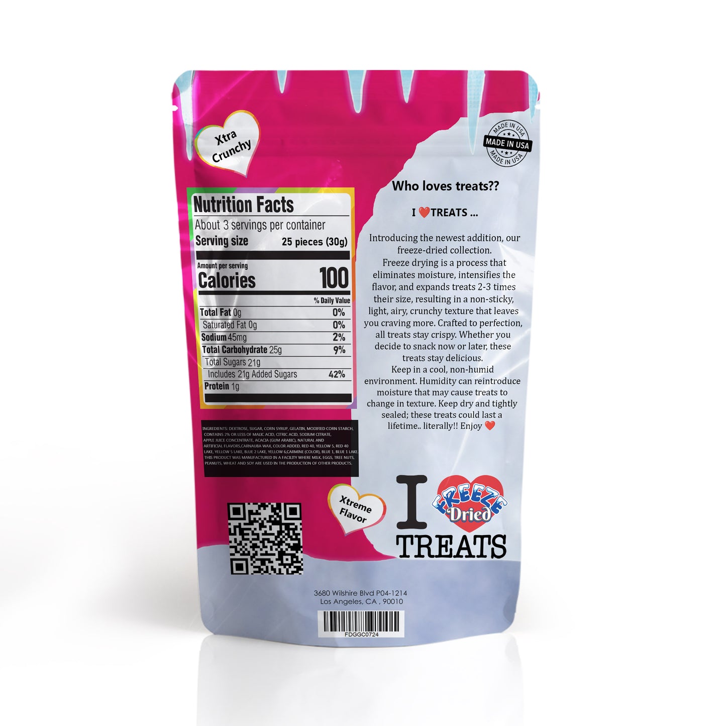 Freeze Dried Nerds Gummy Clusters (3 oz)
