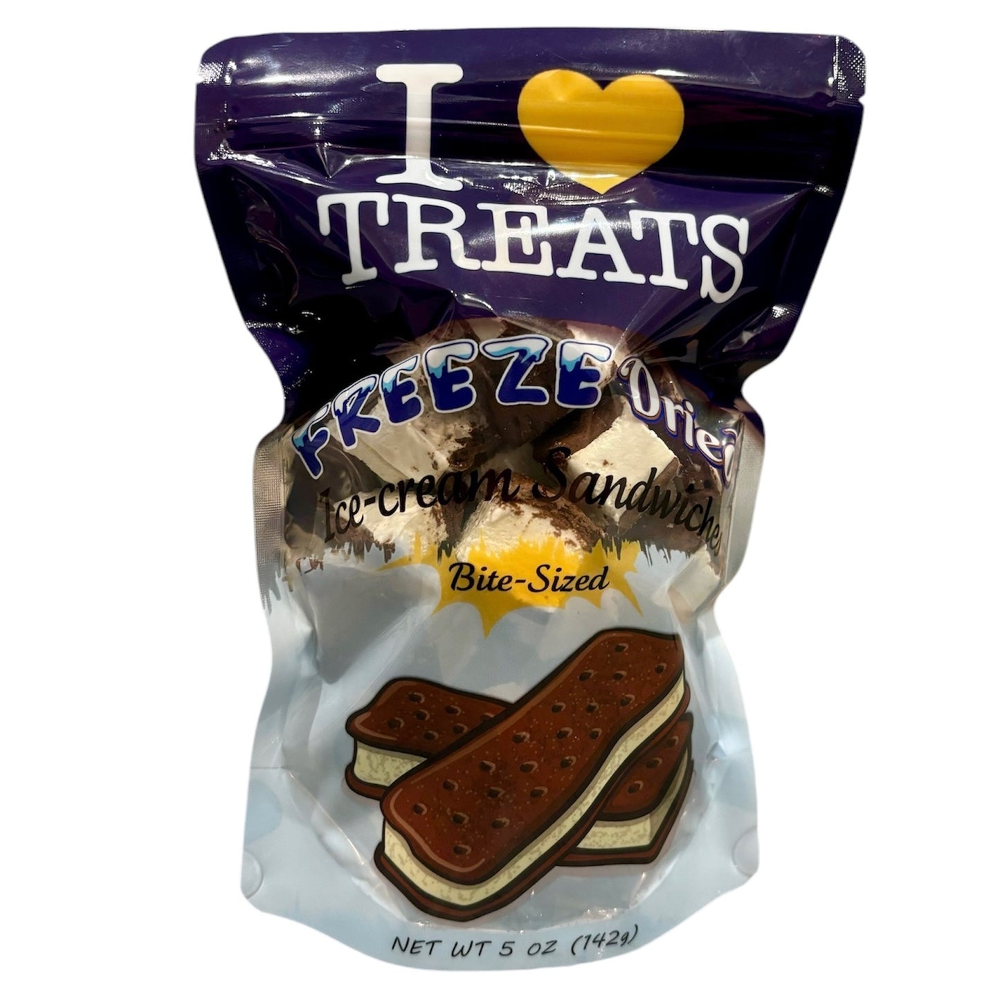 Freeze Dried Bite Sized Ice-Cream Sandwiches (5 oz)