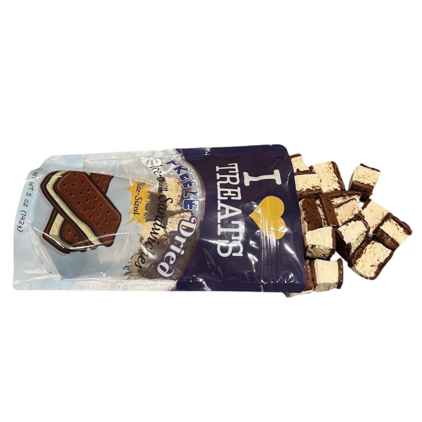Freeze Dried Bite Sized Ice-Cream Sandwiches (5 oz)