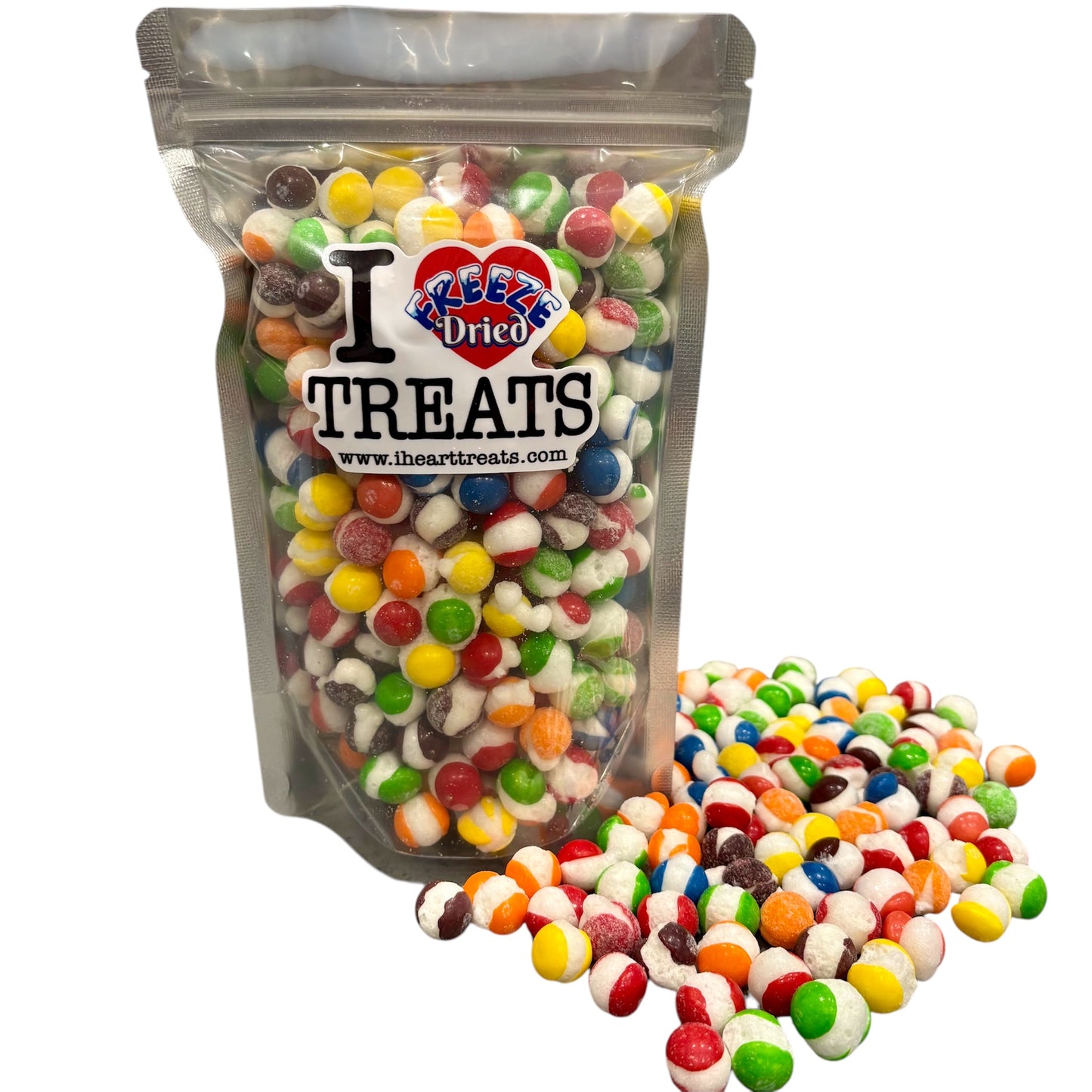 Freeze Dried Mixed Skittles Candy Bits (Original, Sour, Wild Berry) 8 oz