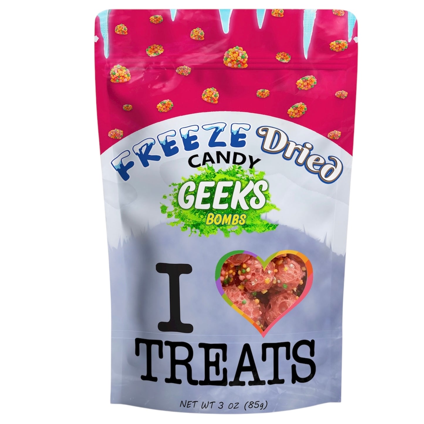 Freeze Dried Geeks Gummy Clusters (3 oz)