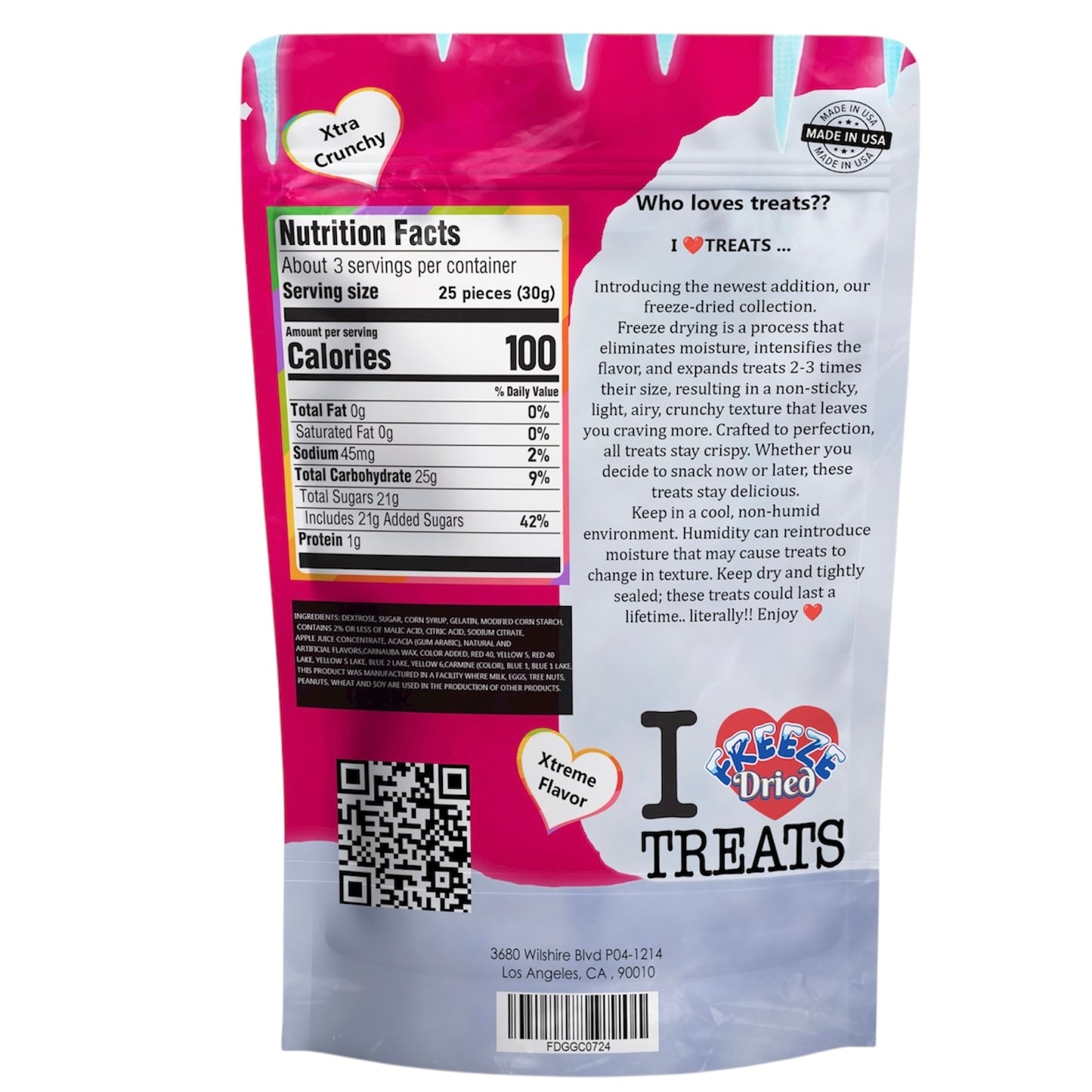 Freeze Dried Geeks Gummy Clusters (3 oz)